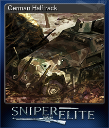 Series 1 - Card 1 of 6 - German Halftrack