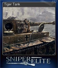 Series 1 - Card 6 of 6 - Tiger Tank