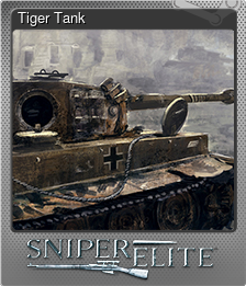 Series 1 - Card 6 of 6 - Tiger Tank
