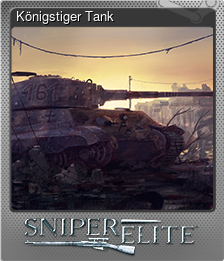 Series 1 - Card 4 of 6 - Königstiger Tank