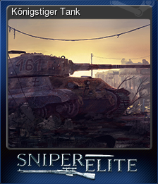 Series 1 - Card 4 of 6 - Königstiger Tank
