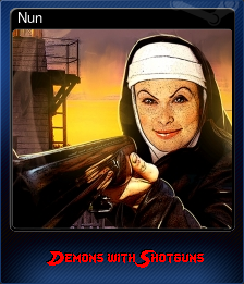 Series 1 - Card 5 of 6 - Nun