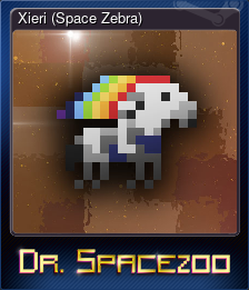 Series 1 - Card 7 of 10 - Xieri (Space Zebra)