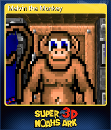 Series 1 - Card 3 of 7 - Melvin the Monkey