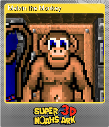 Series 1 - Card 3 of 7 - Melvin the Monkey