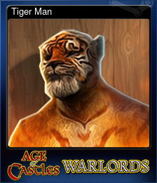 Series 1 - Card 5 of 8 - Tiger Man