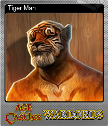 Series 1 - Card 5 of 8 - Tiger Man