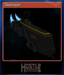 Series 1 - Card 4 of 5 - Destroyer