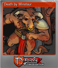 Series 1 - Card 5 of 5 - Death by Minotaur