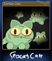 Series 1 - Card 2 of 5 - Zombie Cats