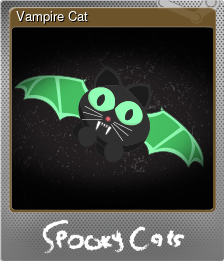 Series 1 - Card 4 of 5 - Vampire Cat