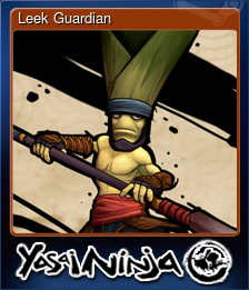 Series 1 - Card 5 of 8 - Leek Guardian