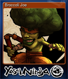 Series 1 - Card 1 of 8 - Broccoli Joe