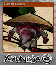 Series 1 - Card 3 of 8 - Radish Sensei