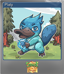 Series 1 - Card 3 of 8 - Platy