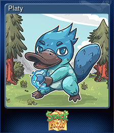 Series 1 - Card 3 of 8 - Platy