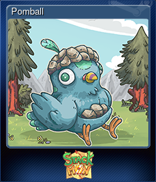 Series 1 - Card 4 of 8 - Pomball