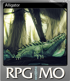 Series 1 - Card 4 of 7 - Alligator