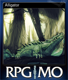Series 1 - Card 4 of 7 - Alligator