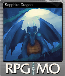 Series 1 - Card 3 of 7 - Sapphire Dragon