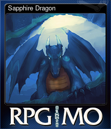 Series 1 - Card 3 of 7 - Sapphire Dragon