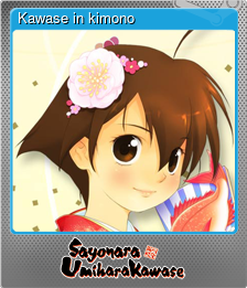 Series 1 - Card 8 of 8 - Kawase in kimono