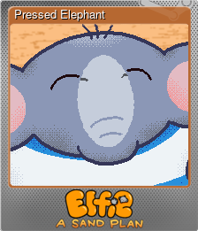 Series 1 - Card 5 of 9 - Pressed Elephant