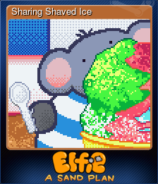 Series 1 - Card 4 of 9 - Sharing Shaved Ice