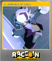 Series 1 - Card 2 of 10 - A whirlwind of coins