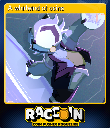 Series 1 - Card 2 of 10 - A whirlwind of coins