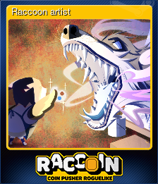 Series 1 - Card 10 of 10 - Raccoon artist