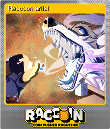 Series 1 - Card 10 of 10 - Raccoon artist
