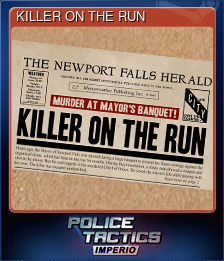 Series 1 - Card 1 of 5 - KILLER ON THE RUN