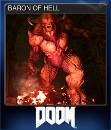 Series 1 - Card 6 of 9 - BARON OF HELL