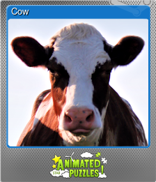 Series 1 - Card 3 of 7 - Cow