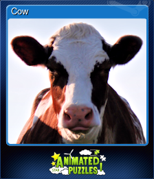 Series 1 - Card 3 of 7 - Cow