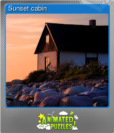 Series 1 - Card 2 of 7 - Sunset cabin