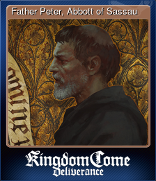Series 1 - Card 3 of 5 - Father Peter, Abbott of Sassau