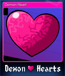 Series 1 - Card 6 of 6 - Demon Heart