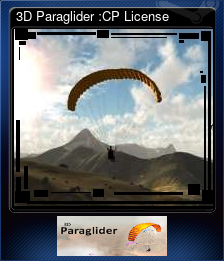 3D Paraglider :CP License