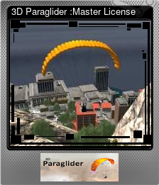 Series 1 - Card 4 of 5 - 3D Paraglider :Master License