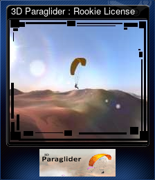 3D Paraglider : Rookie License