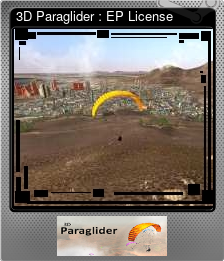 Series 1 - Card 2 of 5 - 3D Paraglider : EP License