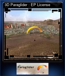 3D Paraglider : EP License