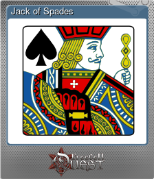 Series 1 - Card 3 of 13 - Jack of Spades