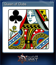 Series 1 - Card 8 of 13 - Queen of Clubs