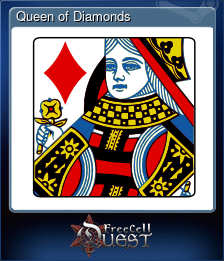 Series 1 - Card 11 of 13 - Queen of Diamonds
