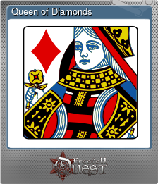 Series 1 - Card 11 of 13 - Queen of Diamonds