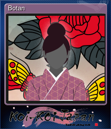 Series 1 - Card 4 of 9 - Botan