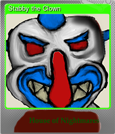 Series 1 - Card 3 of 5 - Stabby the Clown